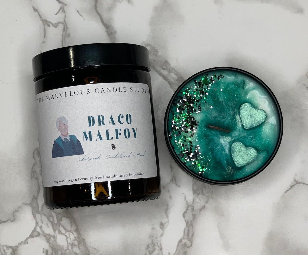 Smells Like Draco Malfoy Candles Harry Potter Candles Slytherin Birthday Gift Ideas Funny