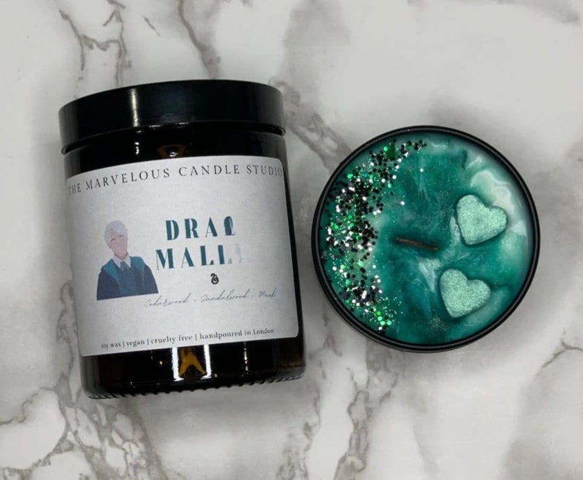 Smells Like Draco Candles | Draco Inspired Candles | Slyther Birthday Gift Ideas | Funny Novelty Draco Gift