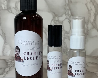 Perfume y ambientadores con aroma a Charles Leclerc / Regalos de cultura pop / Velas de famosos / Regalo de Ferrari F1 / Regalo novedoso