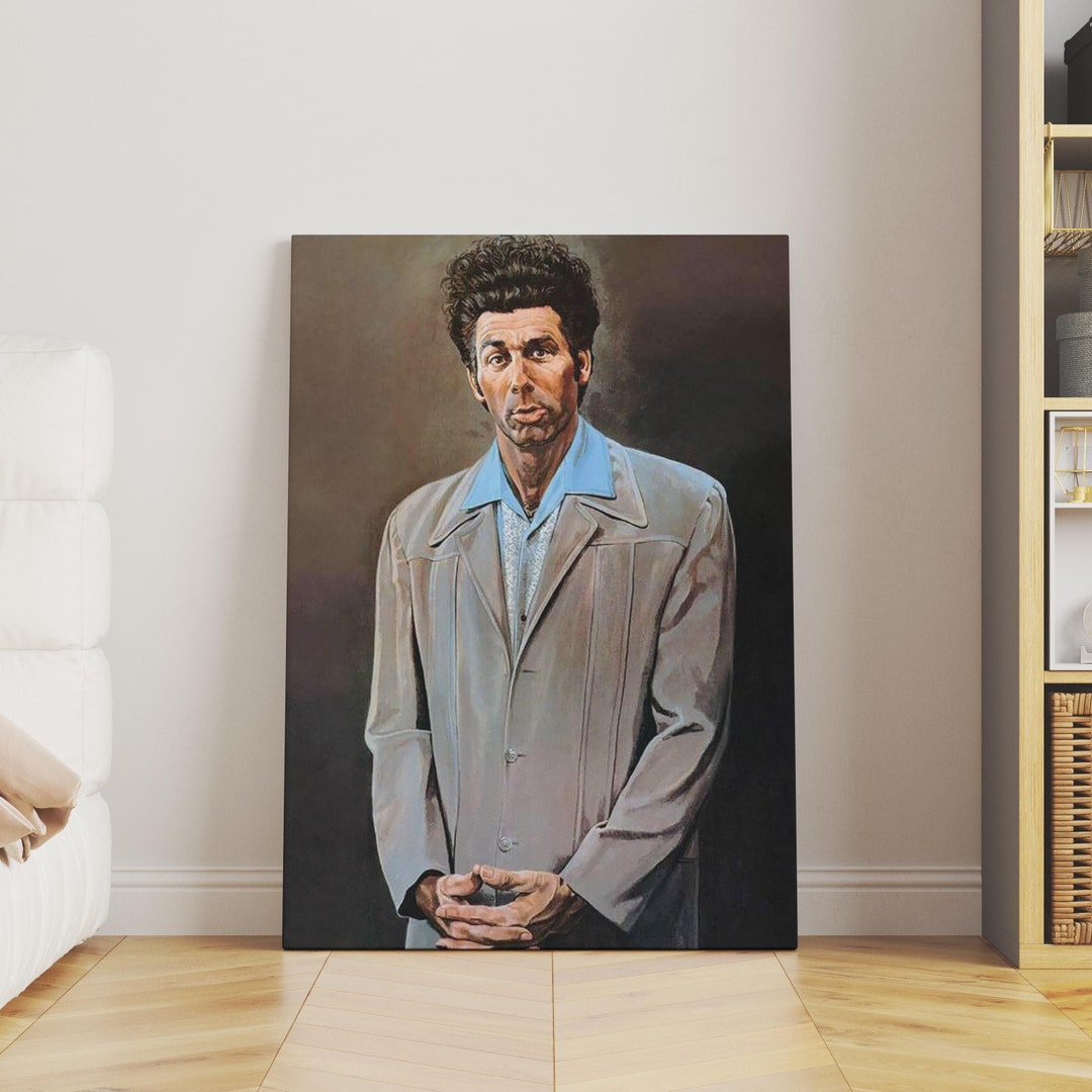 The Kramer Painting Canvas Art Print Seinfeld Cosmo Kramer Etsy