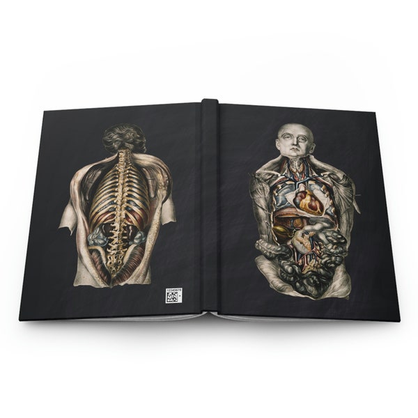 Anatomy Journal/Anatomy Notebook/Student Notebook/Medical Journal/Hardcover Journal Matte