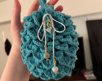 Dragonscale Dice Bag CROCHET PATTERN