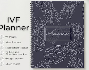 IVF Planner, IVF Calendar, Planner, IVF Gift, fertility planner, ivf journal, ivf