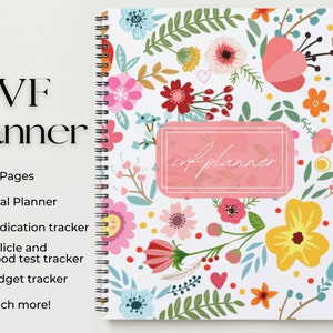 IVF Planner, IVF Calendar, Planner, IVF Gift, fertility planner, ivf journal, ivf