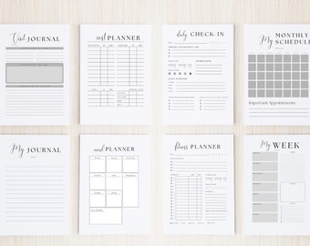 Pakiet IVF Planner, Kalendarz IVF, Planer Canva, Pobieranie cyfrowe, Prezent IVF