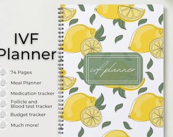 IVF Planner, IVF Calendar, Planner, IVF Gift, fertility planner, ivf journal, ivf