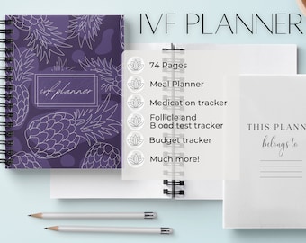 IVF Planner, IVF Calendar, Planner, IVF Gift, fertility planner, ivf journal, ivf