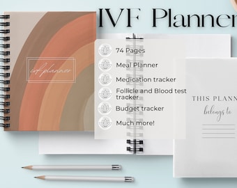 Planer IVF, Kalendarz IVF, Planer, Prezent IVF, Planer płodności, Dziennik IVF, IVF