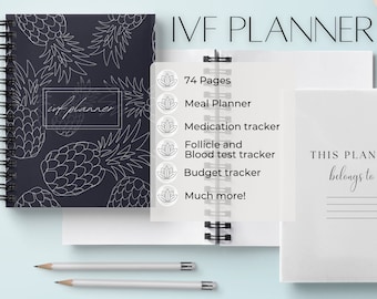 IVF Planner, IVF Calendar, Planner, IVF Gift, fertility planner, ivf journal, ivf