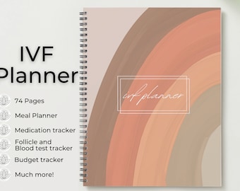 IVF Planner, IVF Calendar, Planner, IVF Gift, fertility planner, ivf journal, ivf