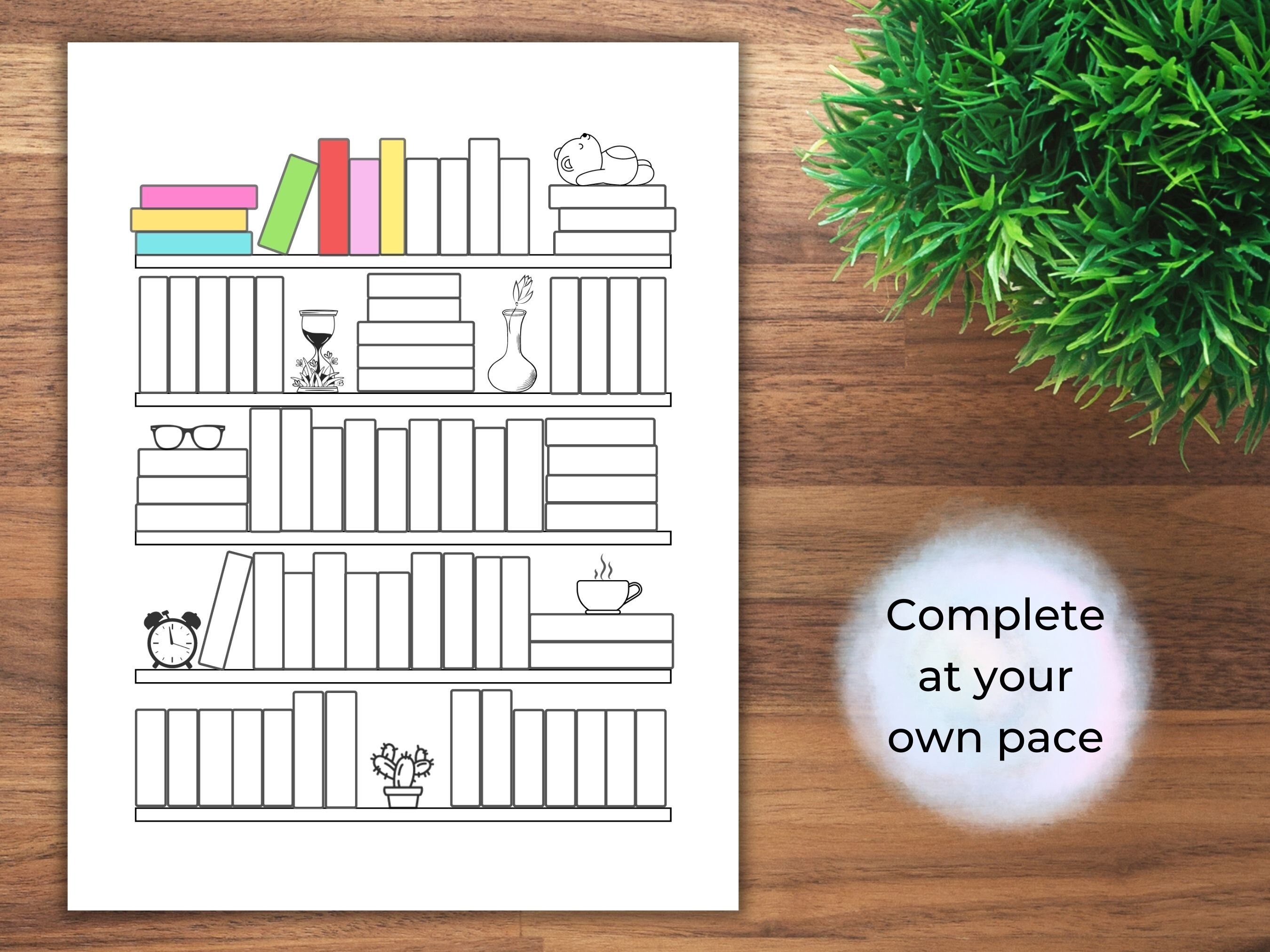 Printable Book Tracker | Reading Tracker | Book Journal | Instant ...