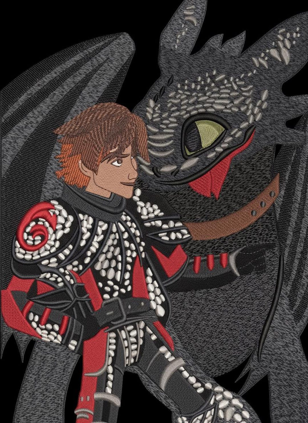 How to Train Your Dragon – Digital File for Fantasy Embroidery - Anime  Video Game Design for Embroidery Machine - Etsy New Zealand