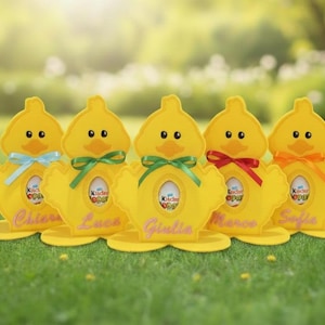 Easter Chick Egg Holder Embroidery Design, Machine Embroidery File for Easter Treat Holder Sizes 8 to 14 cm Pes, Pulcino Porta Ovetto Pasqua