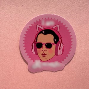 Pink Kendall Roy Vinyl Sticker