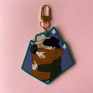 Brokeback Mountain inspired Ennis and Jack keychain