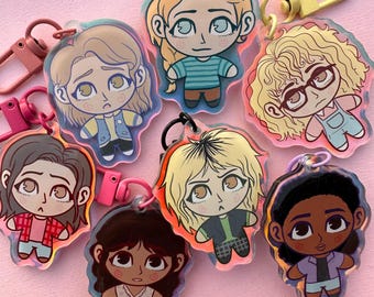 Yellowjackets inspired Gummy Charms — Shauna, Jackie, Natalie, Taissa, Misty, Van, Lottie