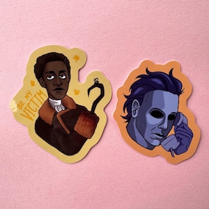 Horror Movies Stickers — Candyman, Michael Myers Halloween