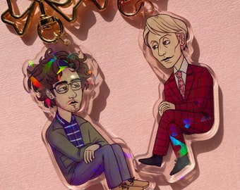 Hannibal Lecter & Will Graham geïnspireerd acryl charmes sleutelhangers - Hannibal NBC Hannigram