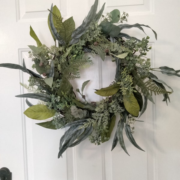 Evergreen Wreath Etsy