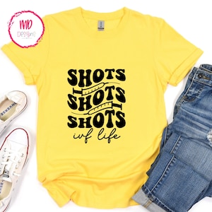 Retro Shots Shots IVF Life SVG Design, Ivf SVGs, IVF moms, Fichiers de découpe numérique png, svg, eps, dxf