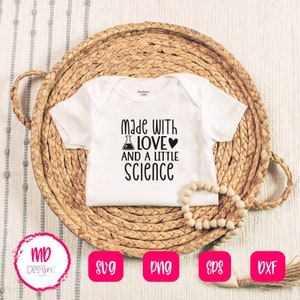 Hecho con amor y ciencia SVG Design, IVF SVGs, IVF mom tshirts, Digital cutting files png, svg, eps, dxf