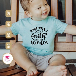 Hecho con fe y ciencia ivf SVG Design, IVF SVGs, IVF mom, Digital cutting files png, svg, eps, dxf