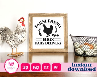 Farm Fresh Eggs SVG