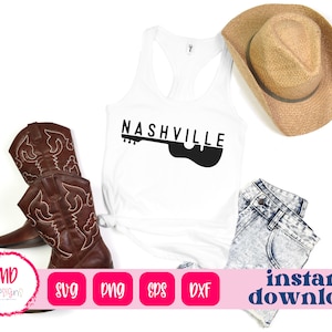 Nashville Guitar SVG