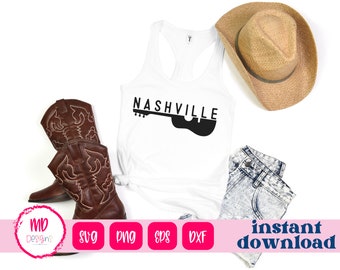Guitarra de Nashville SVG