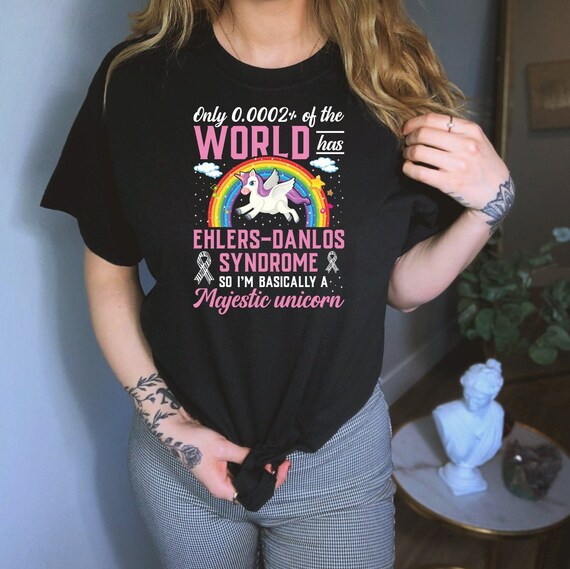 2% Of The World Has Ehlers Danlos Syndrome Unicorn Tshirt 2% Of The World Has Ehlers Danlos Syndrome Unicorn Tshirt
