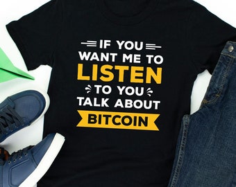 Funny Bitcoin T Shirt Cryptocurrency Shirt Bitcoin Shirt Crypto Tee Gift HODL Stock Market T-shirt for Men Women Trader Gift Bitcoin Tee