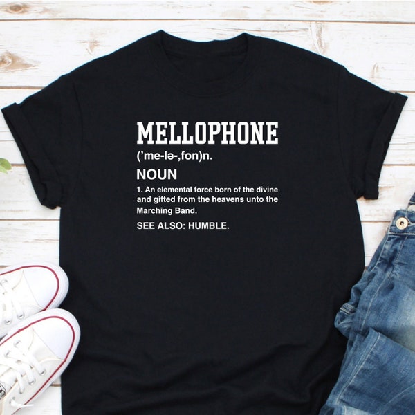 Mellophone Definition Shirt, Mellophone Player Shirt, Gift for Mellophone Player, Mellophone Shirt, Mellophone Gift, Mellophone Playing Tee