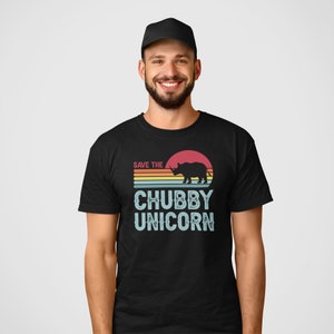 Save The Chubby Unicorns T Shirt Rhino Lover Gift Tee Save The Chubby Unicorns T Shirt Rhino Lover Gift Tee