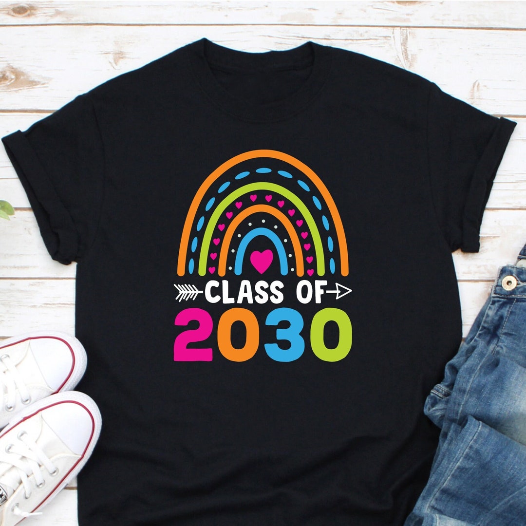 Class of 2030 Shirt Preschool Graduation Shirt Graduation Etsy
