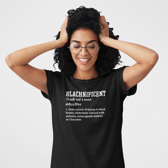 Blacknificent Afro Queen Black History T-Shirt Blacknificent Afro Queen Black History T-Shirt