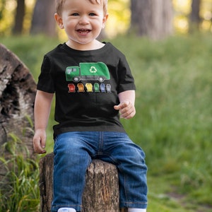 Garbage Truck Boy Shirt For Kids, Boy, Girl, Toddlers Garbage Truck Boy Shirt For Kids, Boy, Girl, Toddlers