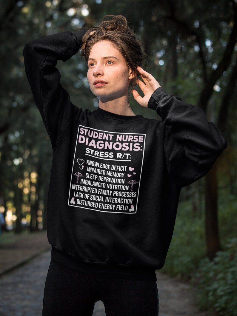 Nursing Student Sweatshirt Nursing School Gifts Nursing Etsy