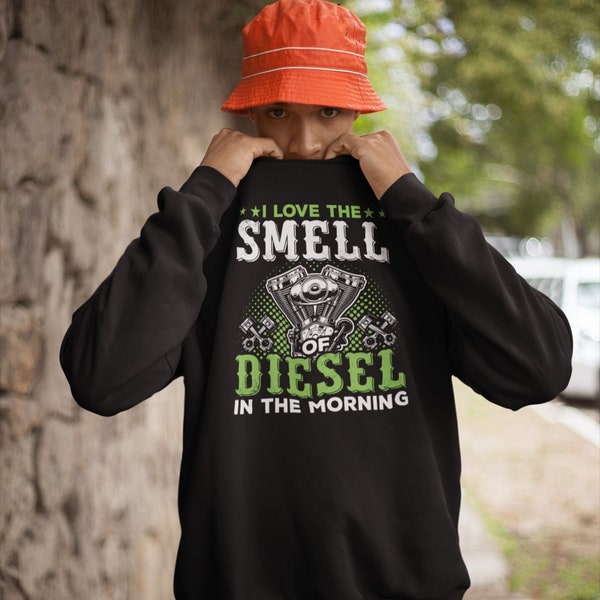 I Love The Smell Of Diesel In The Morning Shirt, Diesel Truck Mechanic Gift, Truck Driver Shirt, Gift for Trucker, Trucker Birthday Gift