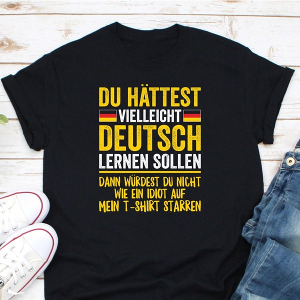 German Speaker Shirt, German Friend Gift, German Speaking Shirt, German Language Shirt, German Text Shirt, I Like German Speaker Shirt