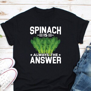 I Love Spinach Vegetable Lovers T-Shirt I Love Spinach Vegetable Lovers T-Shirt