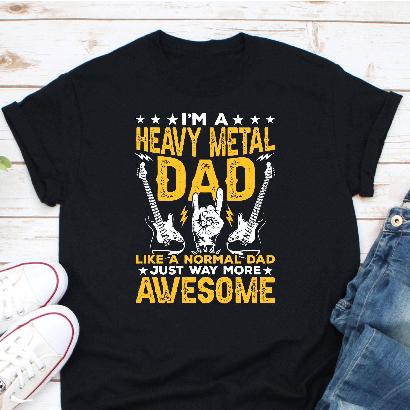 Heavy Metal Made Me Do It Cool Baseball Caps for Men's Embroidered Dad Hats  Men Baseball Hat Music Gift for Men 