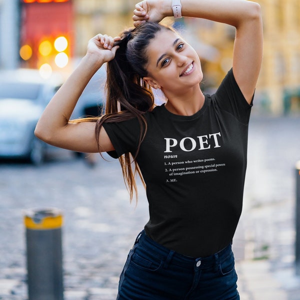 Poet Definition Shirt, Poet Appreciation, Drama Poetry Shirt, Poem Shirt, Poem Gift, Poetry Lover Shirt, Poem Addict Shirt, Poetry Gift