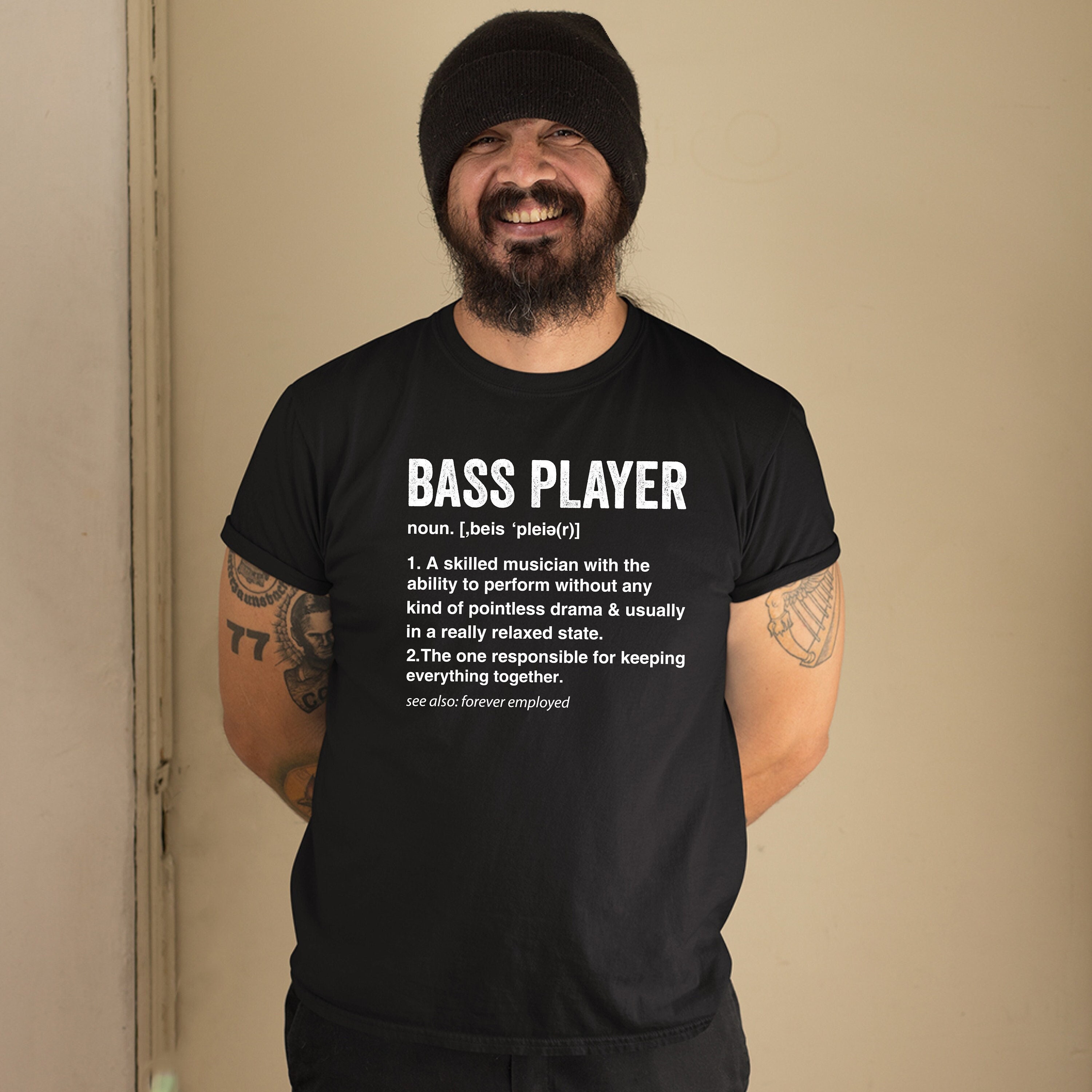 Bass Player Definition Shirt Playing Bass Guitar Bass Guitar Etsy