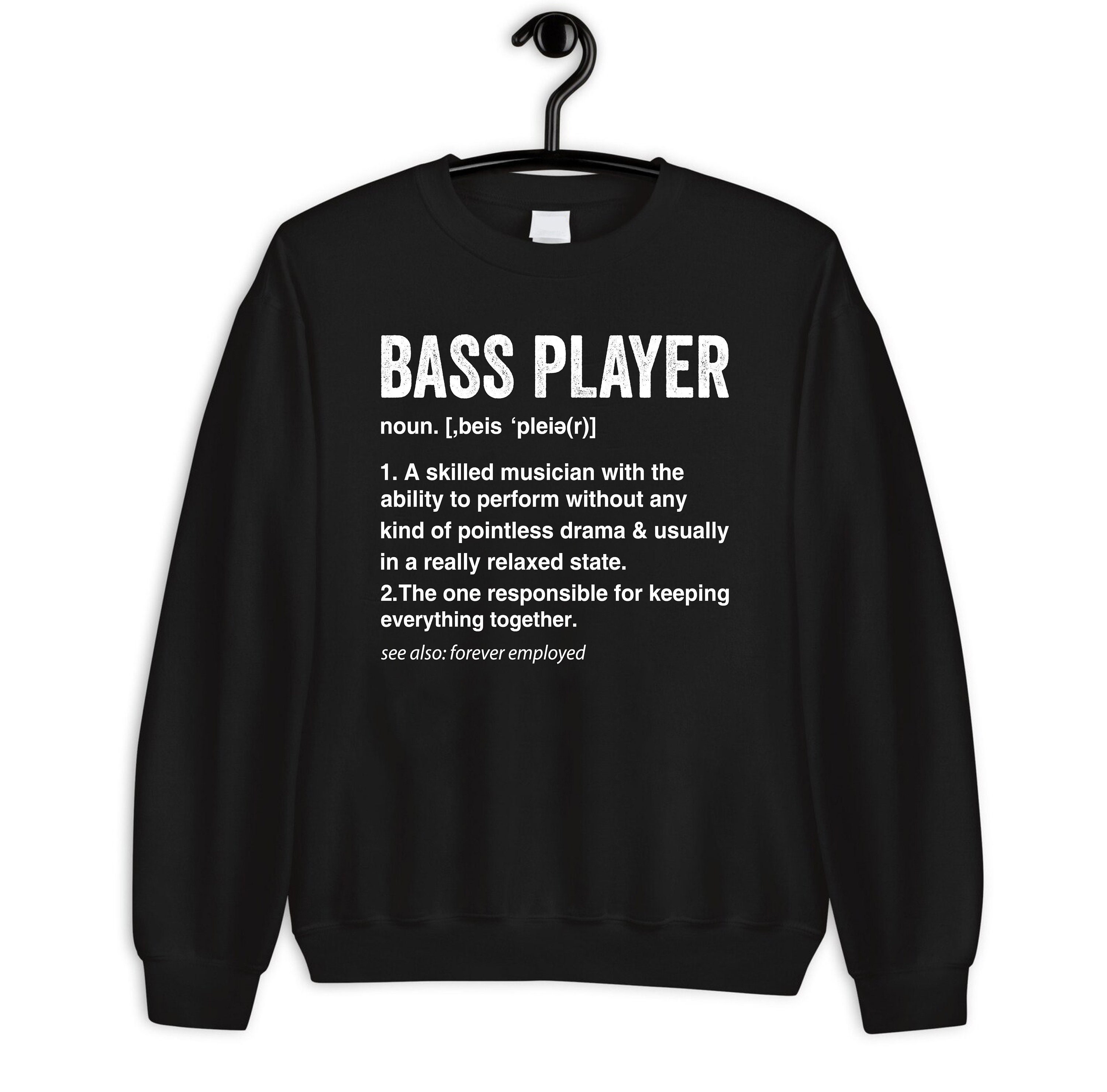 Bass Player Definition Shirt Playing Bass Guitar Bass Guitar Etsy