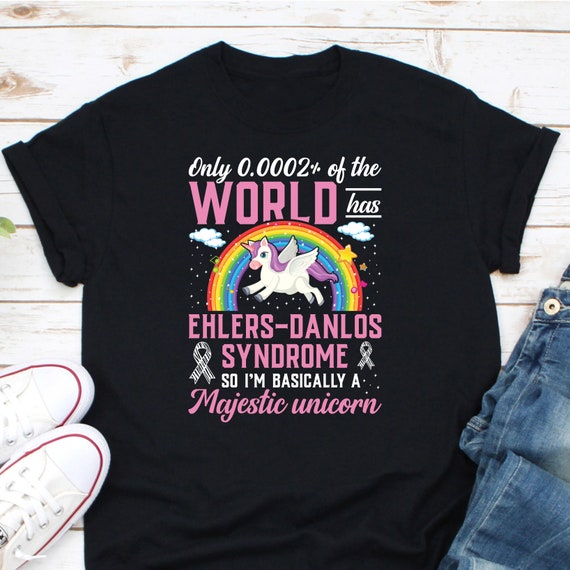 2% Of The World Has Ehlers Danlos Syndrome Unicorn Tshirt 2% Of The World Has Ehlers Danlos Syndrome Unicorn Tshirt