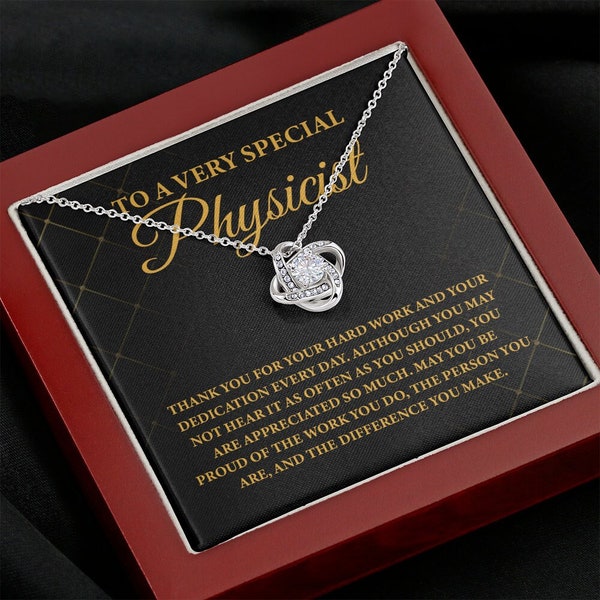 To A Very Special Physicist Necklace, Gift For Physicist, Best Physicist Ever Necklace, Physicist Birthday Gift Idea, Physics Teacher Gift