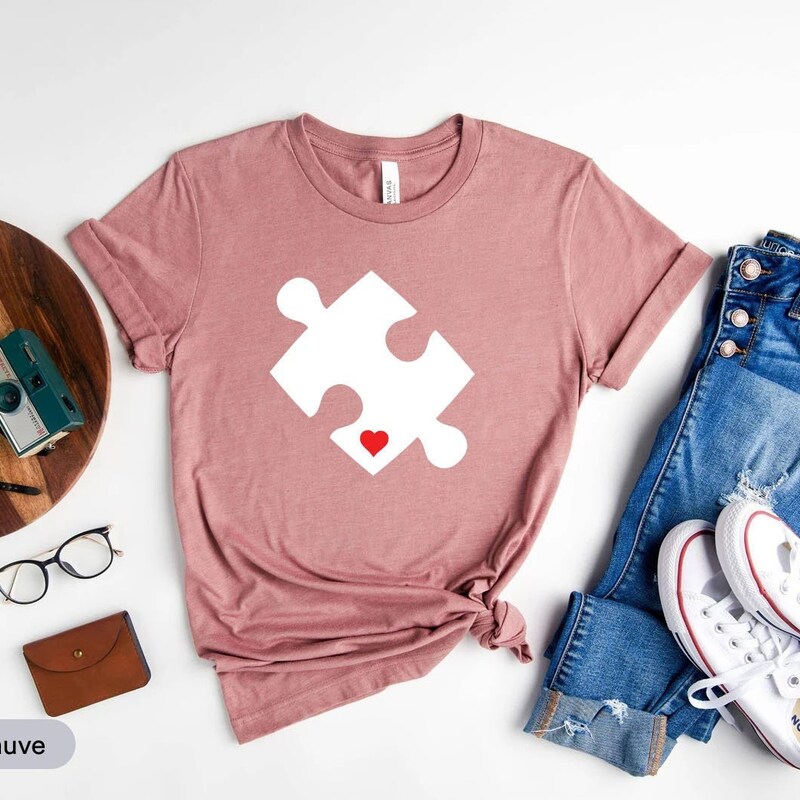 Puzzle Spliced Denim Shirt main image 0