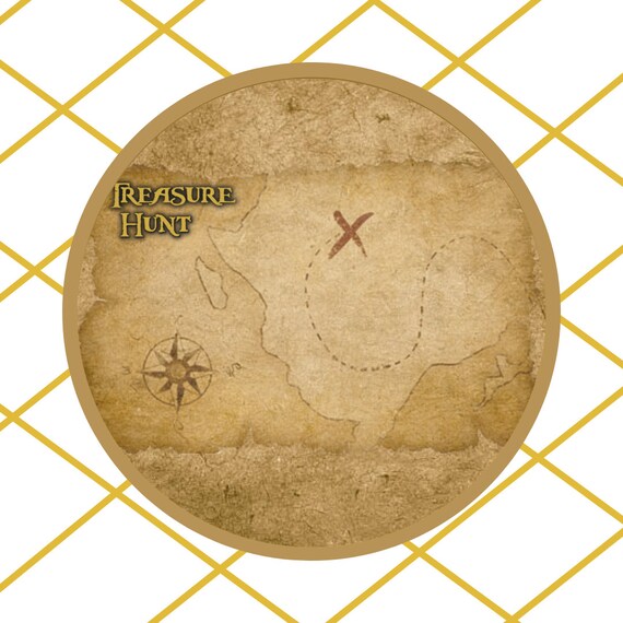 Treasure Hunt Template Etsy