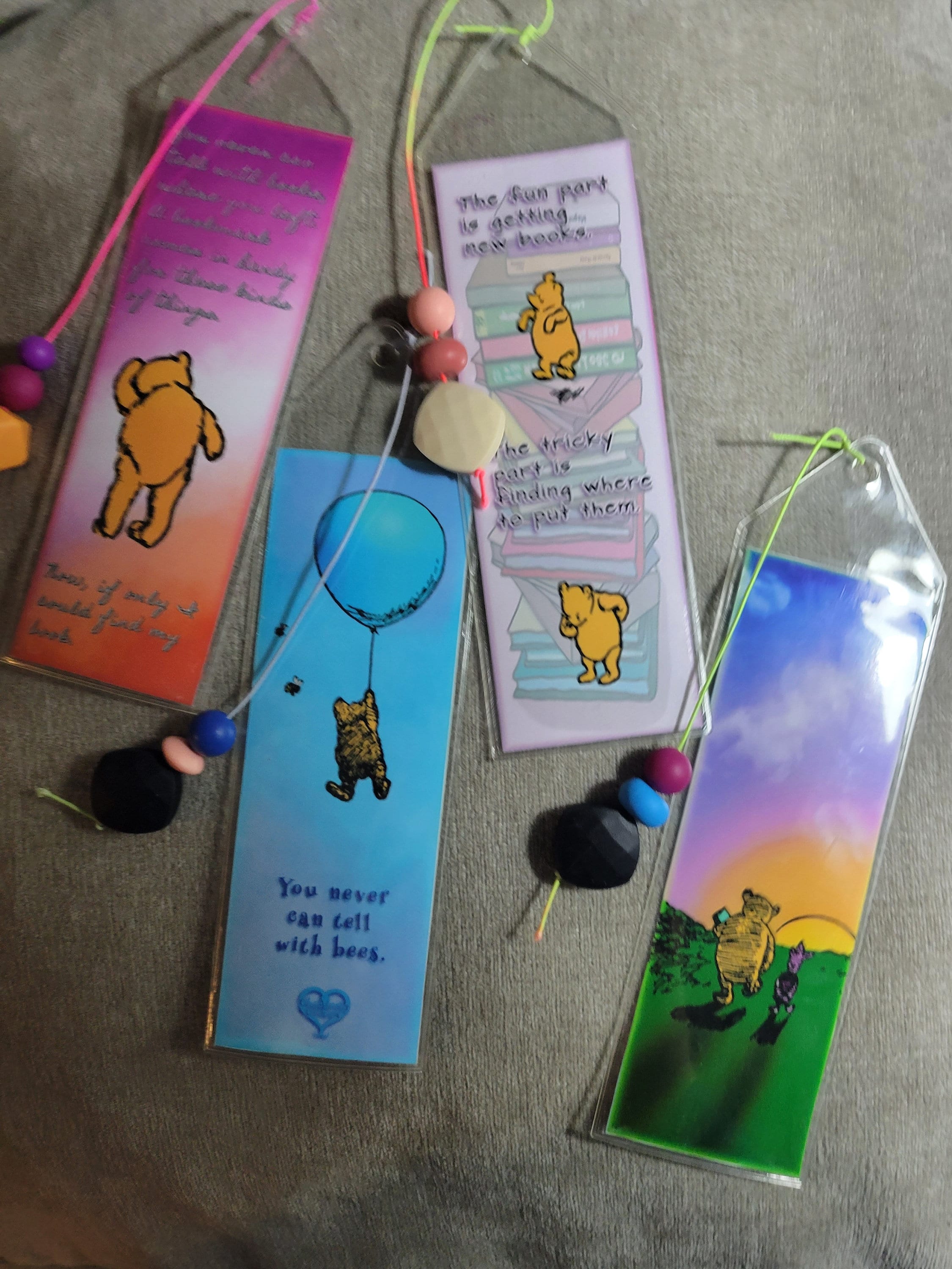 Winnie the Pooh Bookmark Fidget Etsy