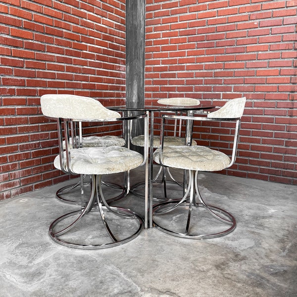 70s Dining Table and Chairs - Etsy